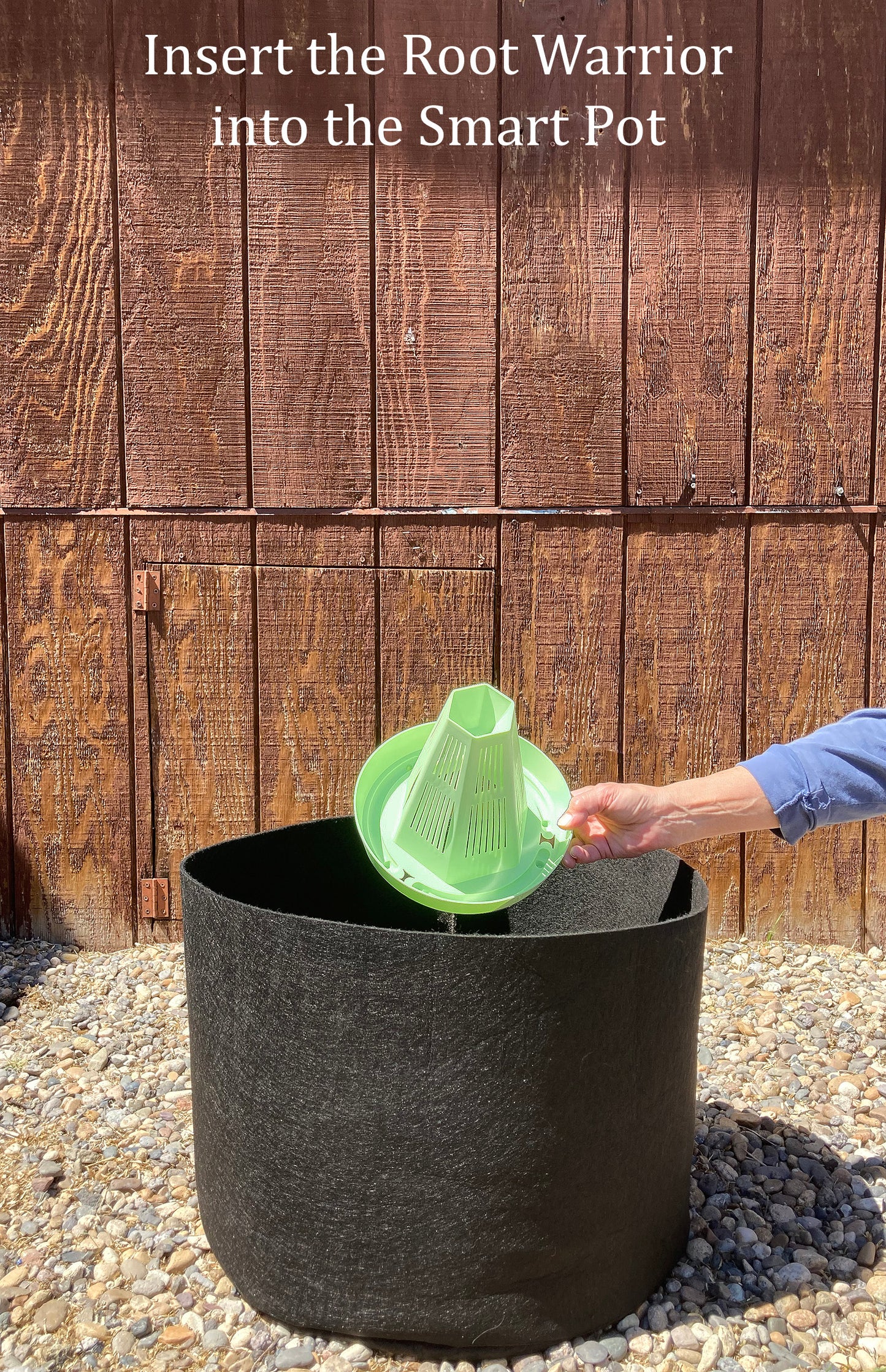 Large. Set of 5. - planters, garden pots, plant warrior, container gardens, root warrior, raised beds,plant pots - Plant Warrior