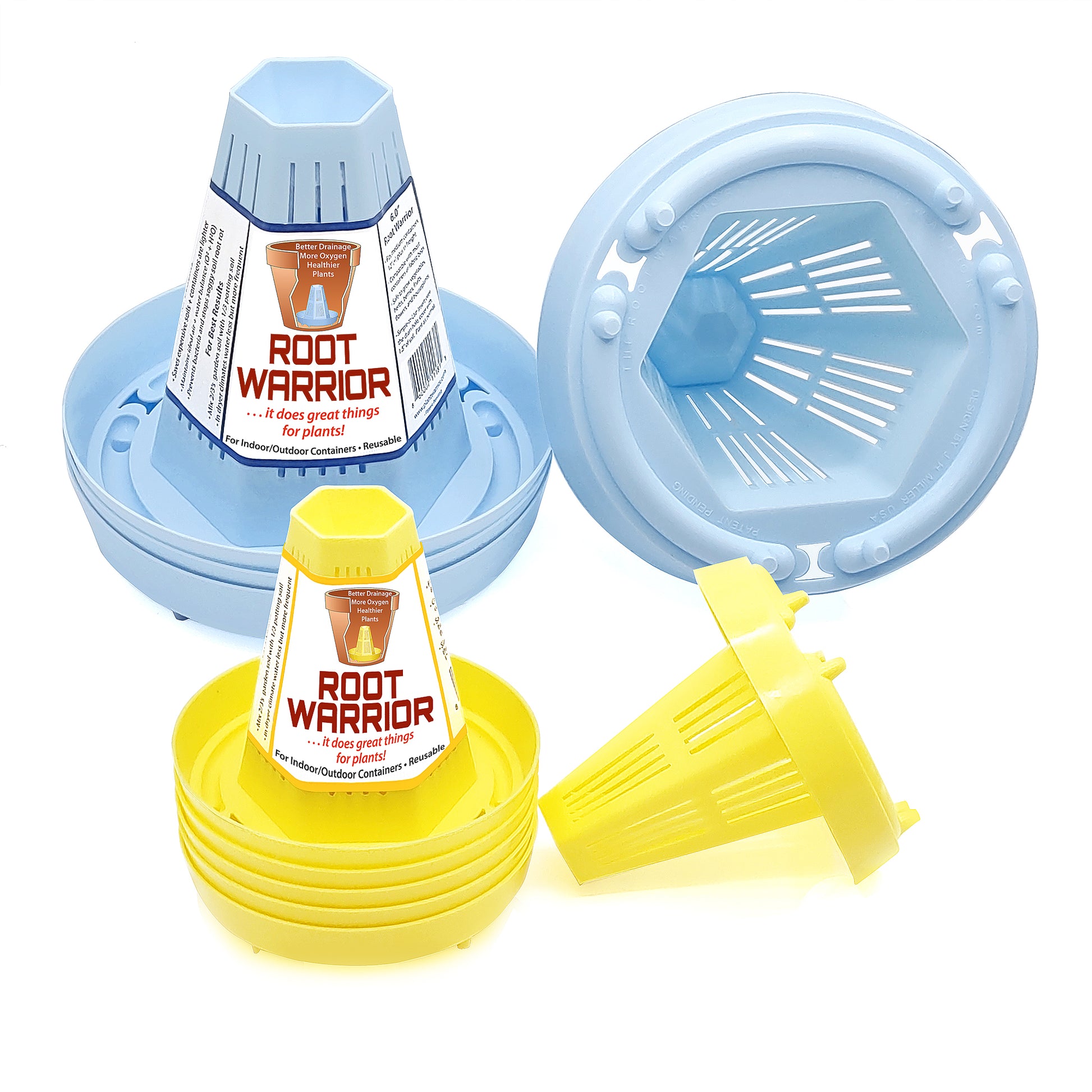 Set of 9 - planters, garden pots, plant warrior, container gardens, root warrior, raised beds,plant pots - Plant Warrior