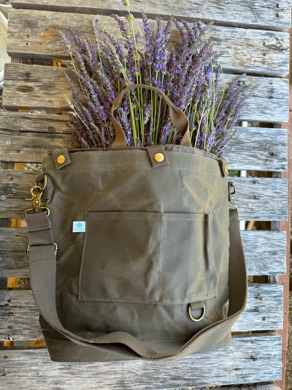 Gardener's Multipurpose Shoulder Bag  | For Tools, the Market or Harvest