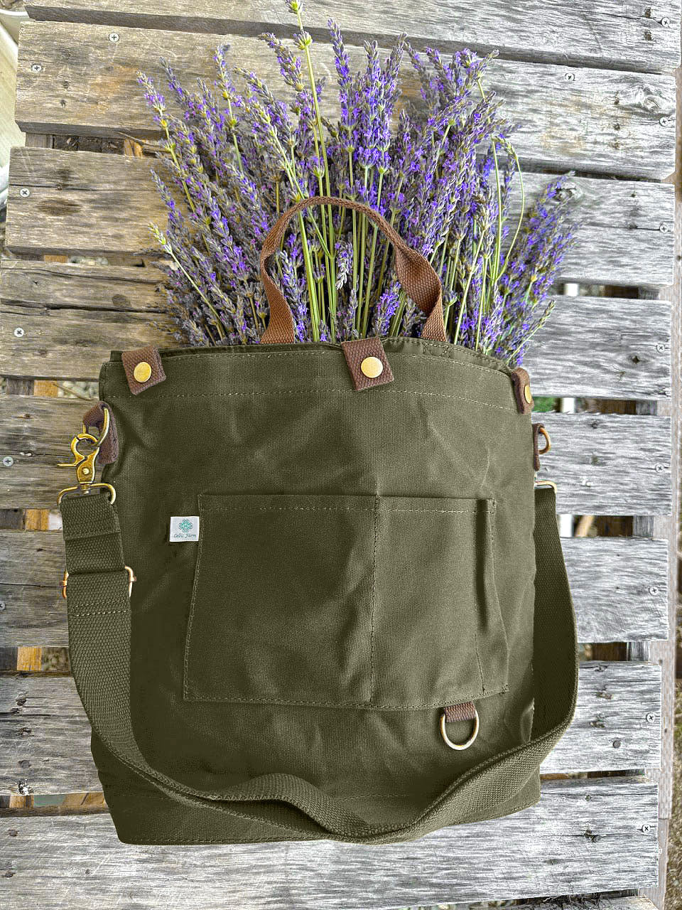 Gardener's Multipurpose Shoulder Bag  | For Tools, the Market or Harvest