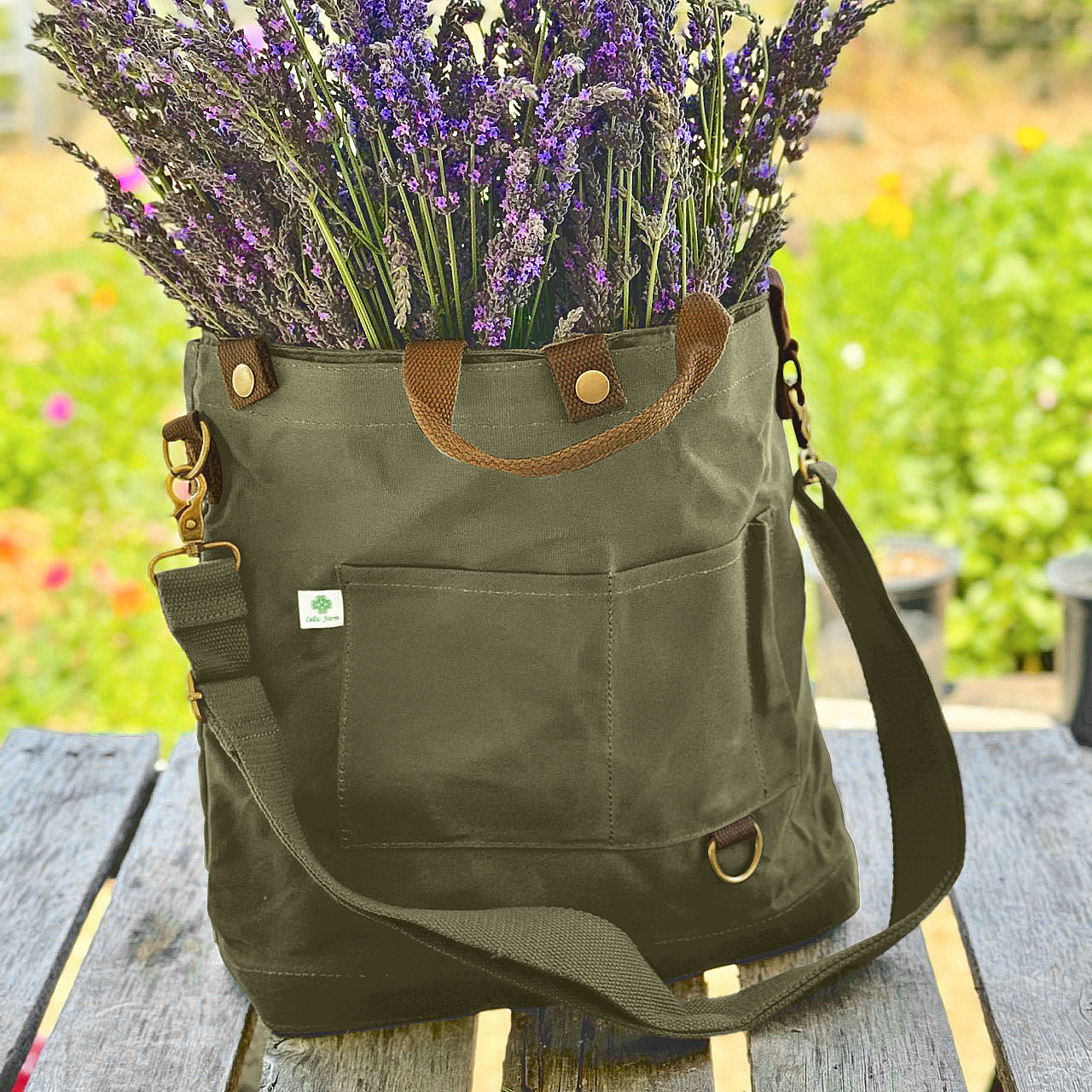 Gardener's Multipurpose Shoulder Bag  | For Tools, the Market or Harvest