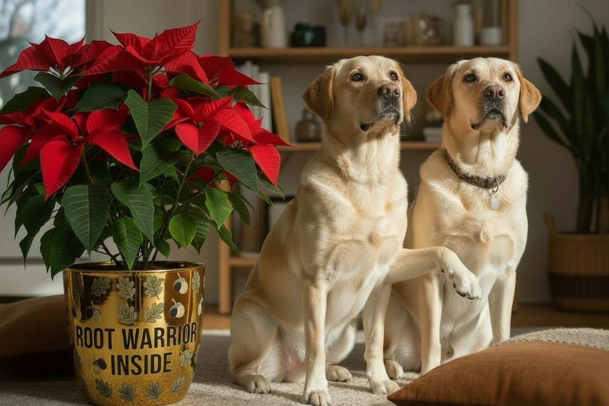 remove leaves on pot